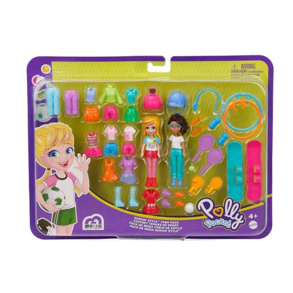 Polly Pocket Büyük Moda Seti GGJ48 - Servin Style Fash Pack