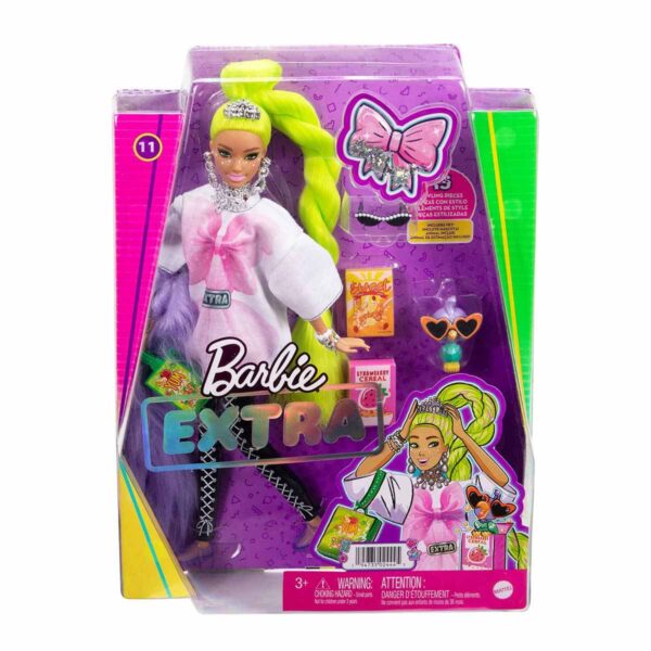 Barbie Extra Neon Saçlı Bebek HDJ44 - Görsel 2