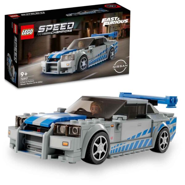 76917 LEGO® Speed Champions Daha Hızlı Daha Öfkeli Nissan Skyline GT-R (R34)