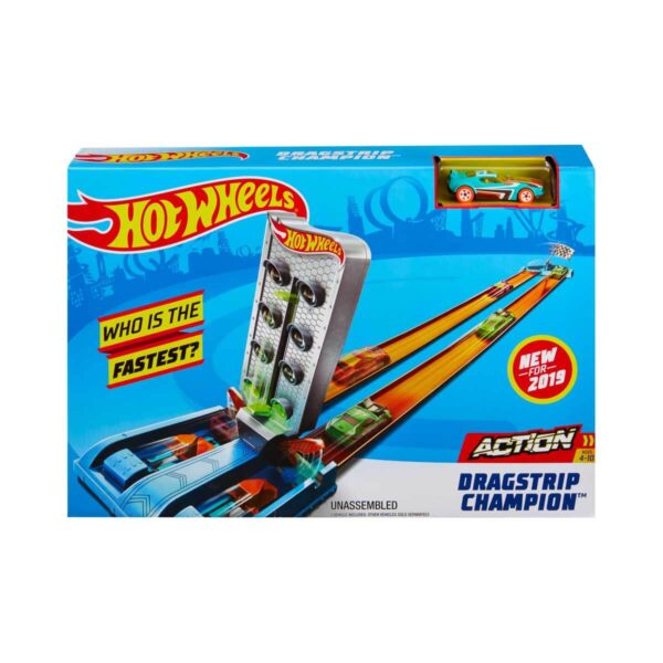 Hot Wheels Şampiyonluk Parkuru Yarış Pisti GBF81 - Dragstrıp Champion