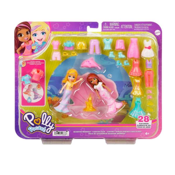 Polly Pocket Büyük Moda Seti GGJ48 - Seashine Mermaid