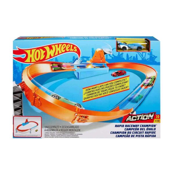 Hot Wheels Şampiyonluk Parkuru Yarış Pisti GBF81 - Rapid Raceway Champion