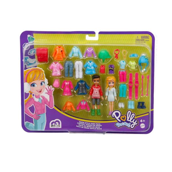 Polly Pocket Büyük Moda Seti GGJ48 - Snow Style Fash Pack