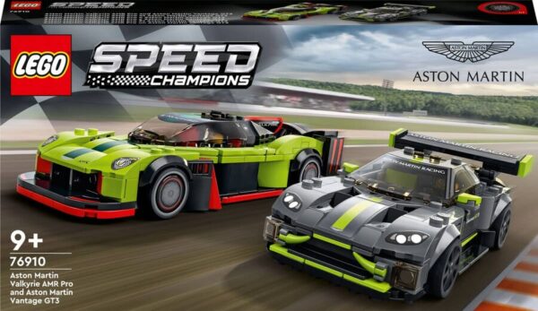 76910 LEGO® Speed Champions Aston Martin Valkyrie AMR Pro ve Aston Martin Vantage GT3 - Görsel 2