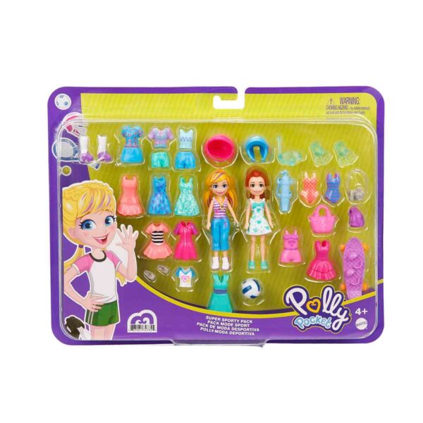 Polly Pocket Büyük Moda Seti GGJ48 - Super Sporty Pack