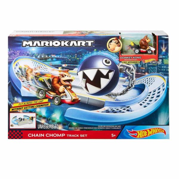 Hot Wheels Mario Kart Çılgın Yaratıklar Oyun Seti GCP26 - Chain Chomp