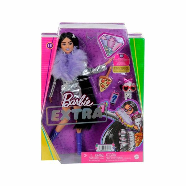 Barbie Extra Mor Botlu Bebek HHN07 - Görsel 2