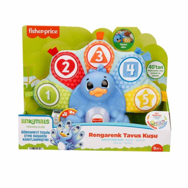 Fisher-Price Linkimals Rengarenk Tavus Kuşu HNN82 - Görsel 2