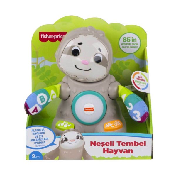 Fisher Price Linkimals Neşeli Tembel Hayvan Türkçe GHY93 - Görsel 2