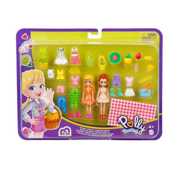 Polly Pocket Büyük Moda Seti GGJ48 - Picnic Pretty Fashion Pack